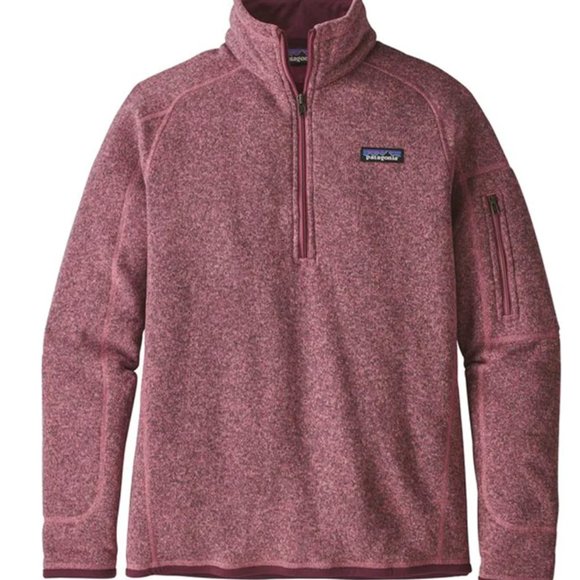 Patagonia Sweaters - Patagonia Women's Better Sweater 1/4 Zip, XS, Pink
